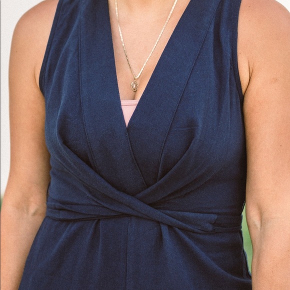 Navy jumpsuit - Picture 4 of 4